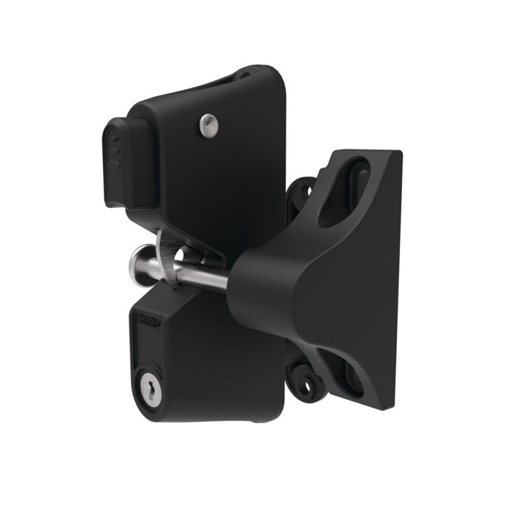 Barrette Outdoor Living Locking Gravity Latch with TwoSided Key Entry